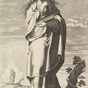 Sibylle Persique, ca. 1635. Creators: Gilles Rousselet, Abraham Bosse