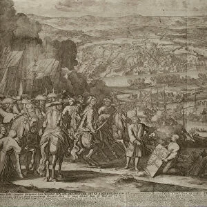 Siege of the Turkish Fortress Azov by Russian Forces in 1696, um 1700. Artist: Schoonebeek (Schoonebeck), Adriaan (1661-1705)