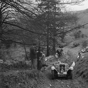 Singer competing in the MG Car Club Abingdon Trial / Rally, 1939. Artist: Bill Brunell