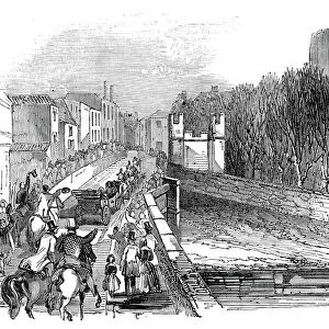 Sir Robert Peel entering Tamworth, 1845. Creator: Unknown