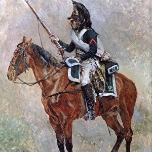 Soldier on Horseback, 19th Century