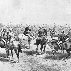 Soudan, 1883-85... Wolseley Bidding Farewell to the Australian Infantry... (1901)