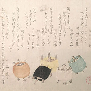 Spools, 1814. Creator: Kubo Shunman