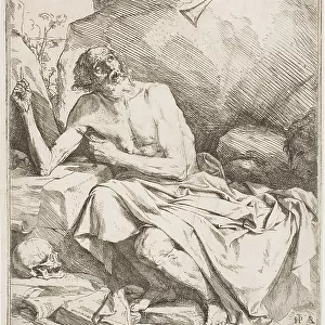 St. Jerome Hearing the Trumpet of the Last Judgment, 1621. Creator: Jusepe de Ribera