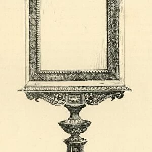 Standing mirror, c1510, (1881). Creator: Andrew Fingar Brophy