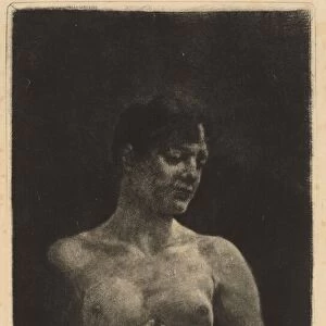 A Standing Nude, 1891. Creator: Max Klinger