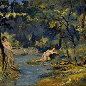 Standing and Reclining Nymphs, 1908. Creator: Louis Michel Eilshemius