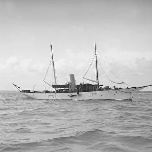 The steam yacht Stradella, 1912. Creator: Kirk & Sons of Cowes