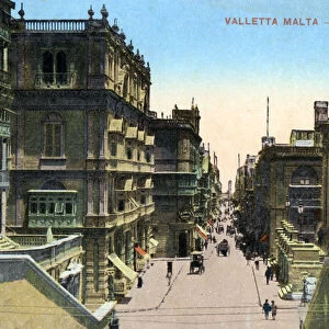 Strada Reale, Valletta Malta, 20th Century