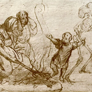 Study for the child in the Dance of Death, 1913. Artist: Hans Holbein the Younger
