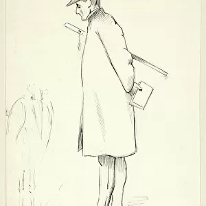 Study for Figure in Episcopal Visitation, n. d. Creator: Henry Stacy Marks