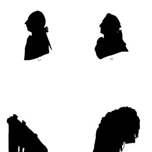 A study of four silhouettes, 1782 (1912)