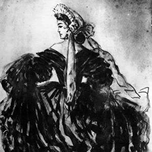 Study of a Woman, 19th century, (1930). Artist: Constantin Guys