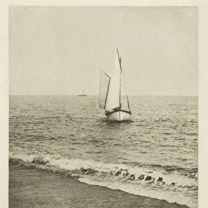 A Suffolk Shrimper "Coming Ashore", c. 1883 / 87, printed 1888
