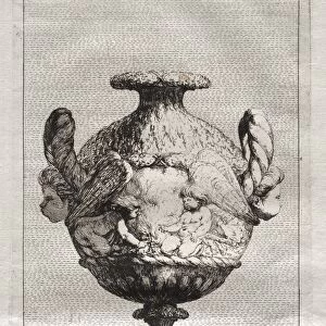 Suite of Vases: Plate 19, 1746. Creator: Jacques Francois Saly (French, 1717-1776)