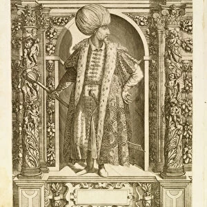 Sultan Suleiman I the Magnificent, 1601. Artist: Custos, Dominicus (1560-1612)