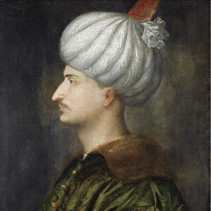 Sultan Suleiman I the Magnificent. Artist: Titian, (School)