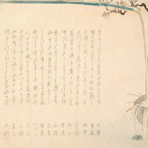 Surimono, ca. 1860. ca. 1860. Creator: Shibata Zeshin