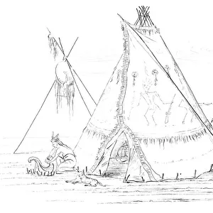 Teepee, 1841. Artist: Myers and Co