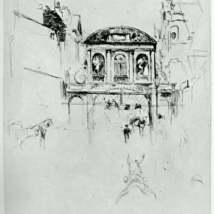 Temple Bar, 19th century (1904). Artist: James Abbott McNeill Whistler