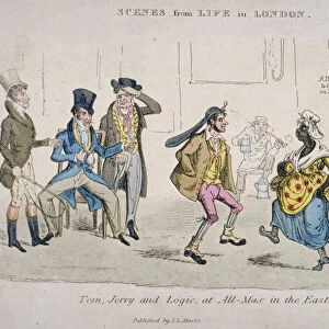 Tom, Jerry and Logic at All-Max in the East, 1821. Artist: JL Marks