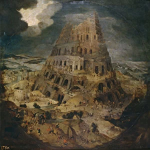 The Tower of Babel, ca 1595. Artist: Brueghel, Pieter, the Younger (1564-1638)