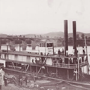 Transports, Tennessee River at Chattanooga, ca. 1864. Creator: Unknown