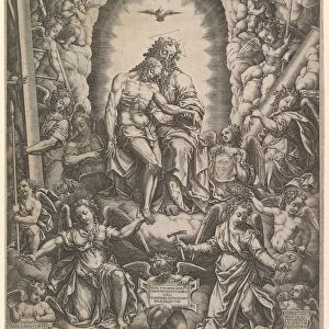 The Trinity, 1576. Creator: Giorgio Ghisi