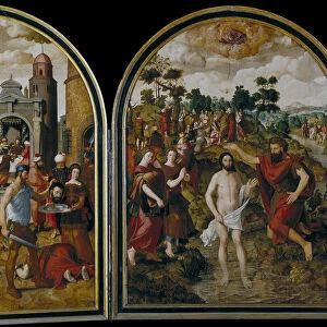 The triptych of Saint John the Baptist, 1549. Artist: Pourbus, Pierre (1524-1584)