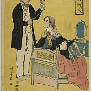 True Picture of the French (Shosha Furansujin), 1861. Creator: Yoshikazu