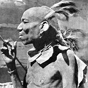 A Turkana tribesman, Kenya, Africa, 1936. Artist: Wide World Photos