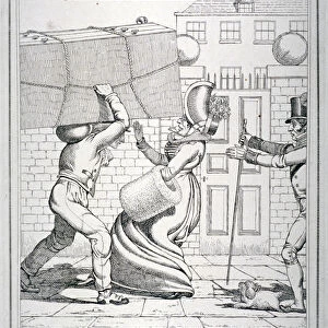 An Unlucky Hit, 1821. Artist: Richard