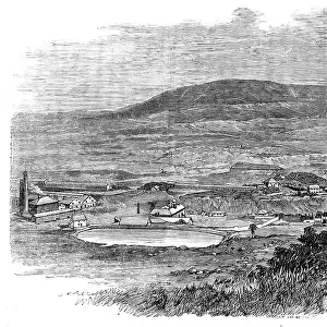 The Valley of Llynvi, Turning the First Turf for a New Railway, 1858. Creator: Unknown