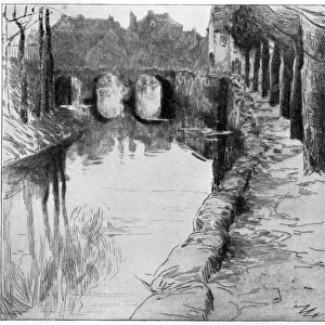 Vieux Canal, 1898. Artist: Albert Baertsoen