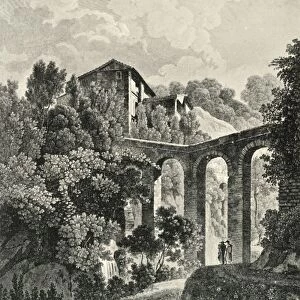 View of the Acqueduct, near the Alhambra, 19th century, (1907). Creator: Unknown