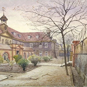 View of Grey Coat Hospital, Greycoat Place, Westminster, London, 1886