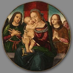 Virgin and Child with Angels, early 1500s. Creator: Master of the Holden Tondo (Italian)