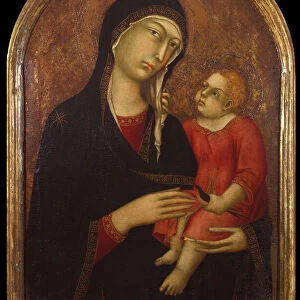 Virgin and Child, First third of the 14th cen Artist: Martini, Simone, di (1280 / 85-1344)
