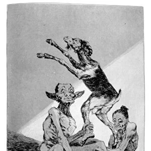 Wait till you ve been anointed, 1799. Artist: Francisco Goya