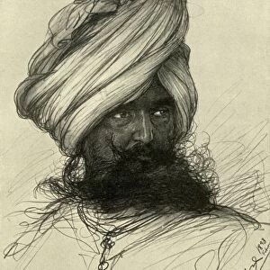 Watchman Chatter Singh, Singapore, 1898. Creator: Christian Wilhelm Allers