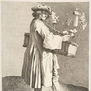 Whirligig Peddler, 1742. Creator: Caylus, Anne-Claude-Philippe de