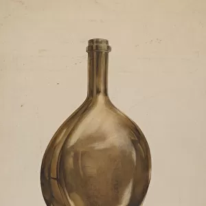 Whiskey Flask, 1938. Creator: G. A. Spangenberg