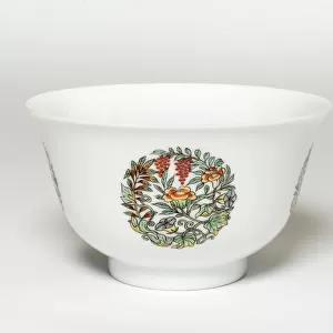 White-Glazed Bowl with Later Added Enamels, Qing dynasty, late Kangxi period