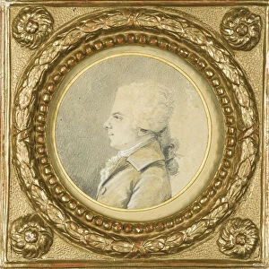 Wolfgang Amadeus Mozart. Artist: Saint-Aubin, Augustin, de (1736-1807)