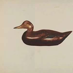 Wooden Duck, 1935 / 1942. Creator: Unknown