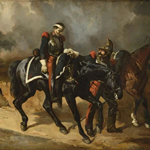 The wounded Cuirassier, 1830s