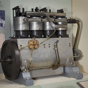 Wright Vertical 4, In-line 4 Engine, 1906. Creator: Wright Company