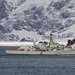 HMS Iron Duke in Antarctica