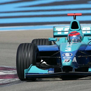 2005 GP2 Series Testing. Nelson Piquet Jr. (BR, Hitech Piquet Racing). Action
