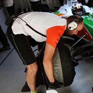 Formula One World Championship: Mechanic for Adrian Sutil Force India F1 VJM03